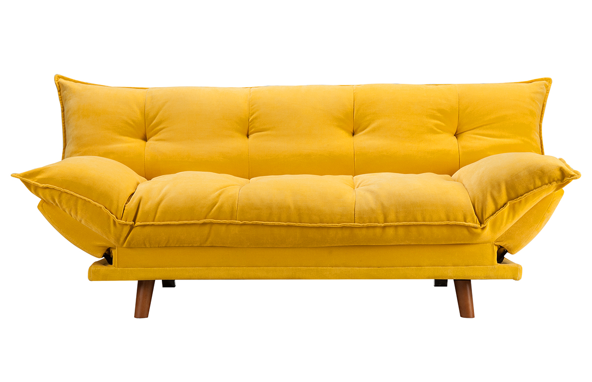 Canapé convertible PILLOW jaune